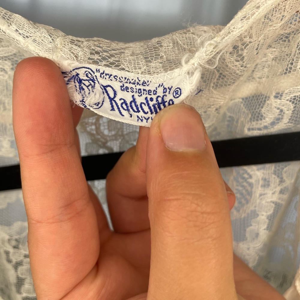 Vintage lace bridal lingerie Radcliffe - Picture 6 of 8